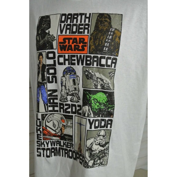 NEW! LUCAS Films STAR WARS New Hope Empire Strikes Back Jedi XL T-Shirt Mens - Picture 4 of 9